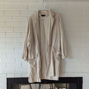 Zara Cream Linen Jacket